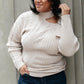 City Chic Sweater in Beige