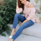 City Chic Sweater in Mauve