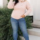 City Chic Sweater in Mauve