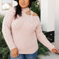 City Chic Sweater in Mauve