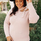 City Chic Sweater in Mauve