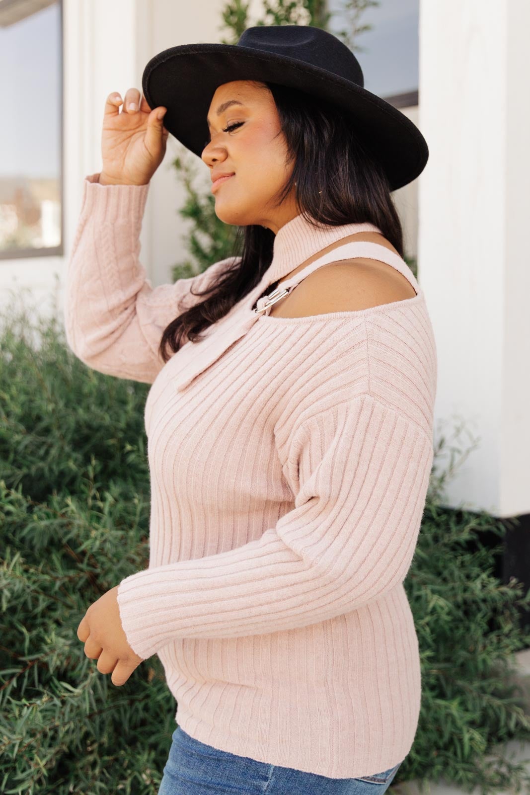 RACK SALE City Chic Sweater in Mauve SMALL