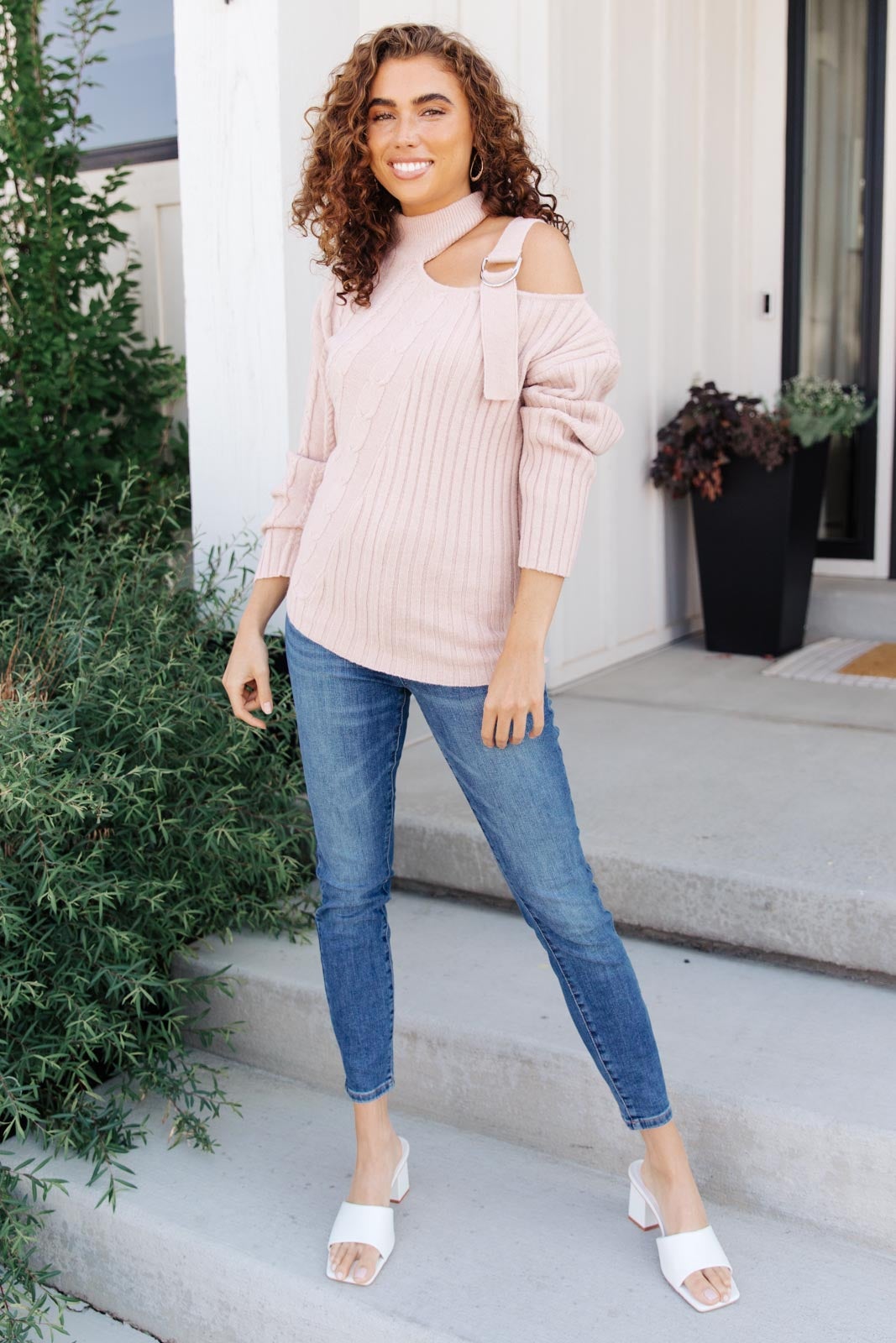 RACK SALE City Chic Sweater in Mauve SMALL