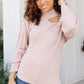 City Chic Sweater in Mauve