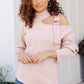 City Chic Sweater in Mauve
