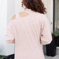 City Chic Sweater in Mauve