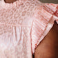 City Escape Top In Peach