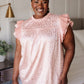 City Escape Top In Peach