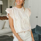 City Escape Top in Pearl