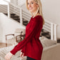 Cityscape Blouse In Burgundy