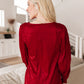 Cityscape Blouse In Burgundy
