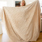 Clara Blanket Family Cuddle Size in Beige