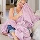 Clara Blanket Family Cuddle Size in Thistle