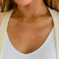Classic Paper Clip Chain Necklace