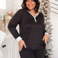 Classic & Cozy Pajama Top in Black