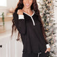 Classic & Cozy Pajama Top in Black