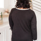 Classic & Cozy Pajama Top in Black