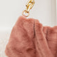 Classy And Carefree Faux Fur Bag In Mauve
