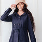 Classy & Sassy Peacoat in Navy