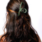 Claw Clip Set of 4 in Forest Green
