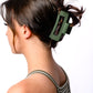 Claw Clip Set of 4 in Forest Green