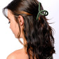 Claw Clip Set of 4 in Forest Green