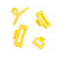 Claw Clip Set of 4 in Lemon