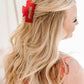 Claw Clip Set of 4 in Red