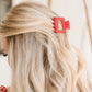 Claw Clip Set of 4 in Red