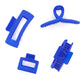 Claw Clip Set of 4 in Royal Blue