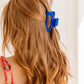 Claw Clip Set of 4 in Royal Blue