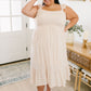 Clear View Dress in Oatmeal