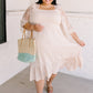 Clear View Dress in Oatmeal