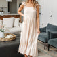 Clear View Dress in Oatmeal