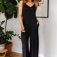 Cobblestone & Cafes Jumpsuit in Black