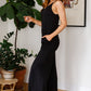 Cobblestone & Cafes Jumpsuit in Black