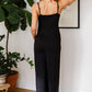 Cobblestone & Cafes Jumpsuit in Black