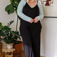 Cobblestone & Cafes Jumpsuit in Black