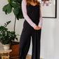 Cobblestone & Cafes Jumpsuit in Black