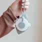 Collapsing Silicon Water Bottle in Diamond Gray