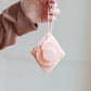 Collapsing Silicon Water Bottle in Diamond Pink