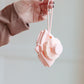 Collapsing Silicon Water Bottle in Diamond Pink