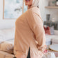 No Plain Jane Oversized Sweatshirt in Khaki