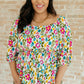 It's a Kind of Magic Floral Peplum