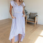 The Honeymoon Phase Flutter Sleeve Dress