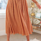 Are You Talking to Me Pleated Midi Skirt
