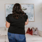 Come Fly With Me Flutter Sleeve Top