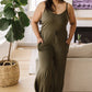Cool Breeze Jumpsuit In Olive