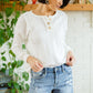 Counting The Days Textured Long Sleeve Top