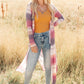 Country Roads Cardigan in Magenta